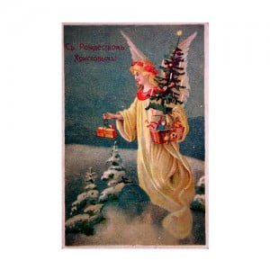 Старые красивые рождественские открытки