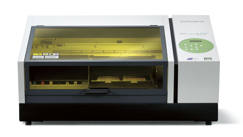 Новый ультра-фиолетовый принтер Roland VersaUV LEF-12